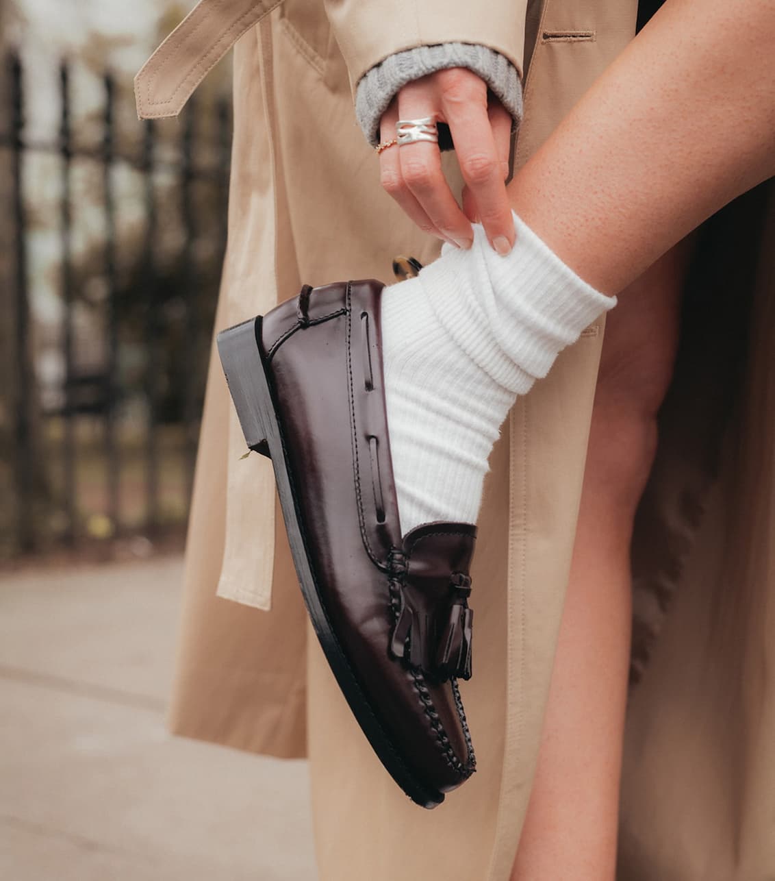 Womens Tassel Loafers