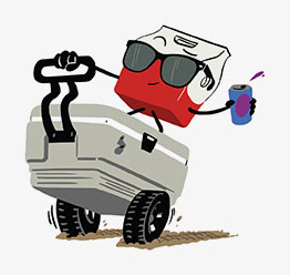 cartoon photo of igloos 