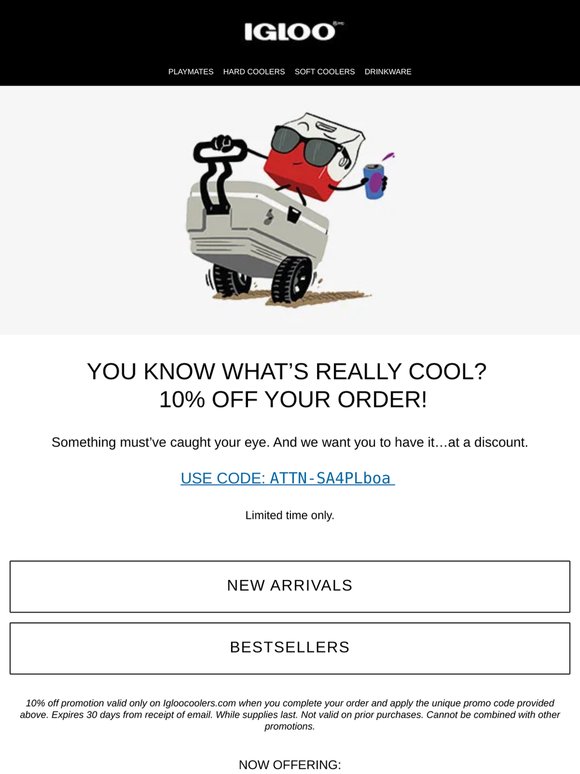 Oh, yeah! 10% off for 36 hours!🆒