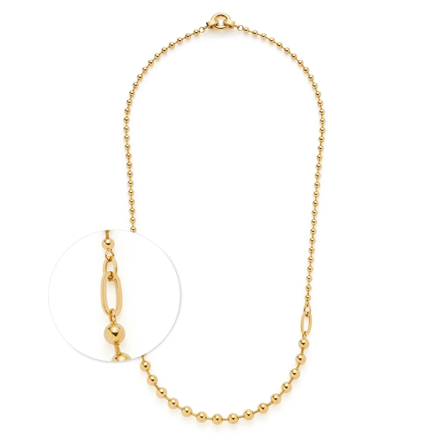 Image of Halskette DOTTY 60 cm gold Clip & Mix