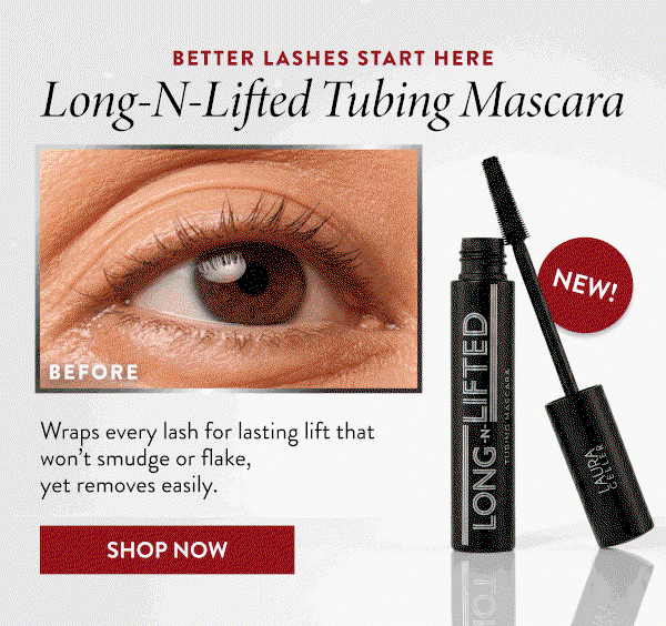 Better Lashes Start Here | Long-N-Lifted Tubing Mascara | Shop Now