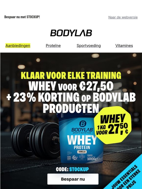 Wacht niet tot je laatste scoop!