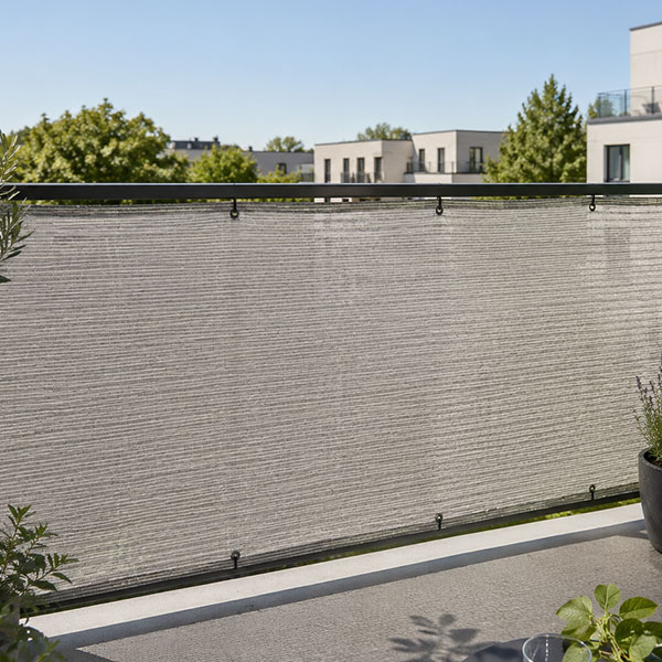 Schattierungsnetz Sonnensegel mit UV-Schutz und luftdurchlässigem PE-Gewebe, ca. 2 x 3 m – Grün