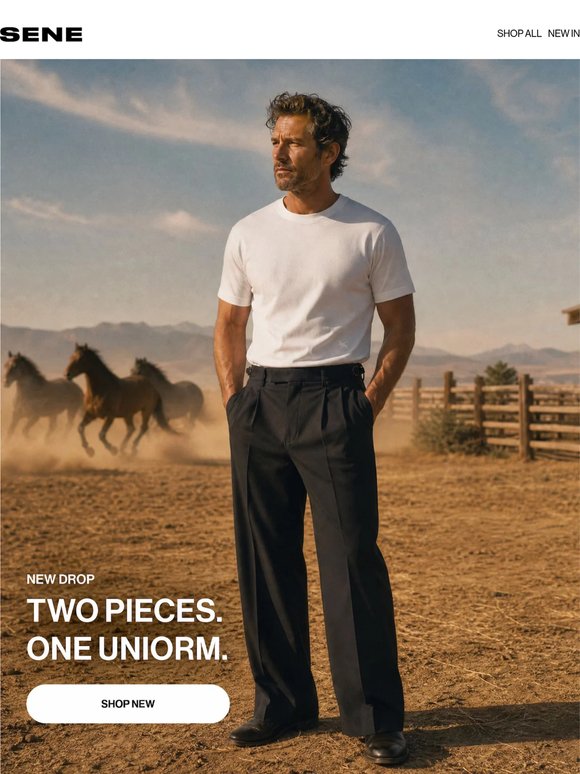 NEW DROP: Two pieces = one summer uniform.