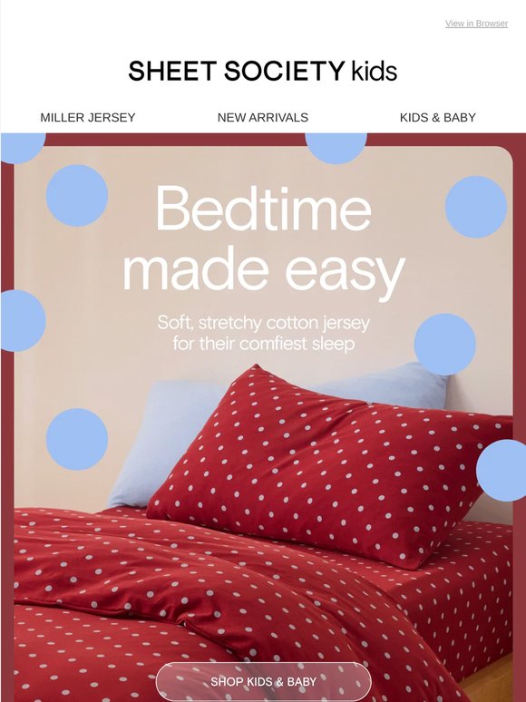Bedtime just got softer