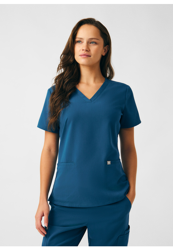 Beyond Indulgence Unity 3-Pocket V-Neck Scrub Top
