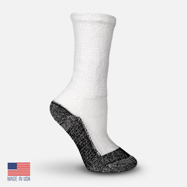 Roomy Socks - Cotton Diabetic Sock with Silver