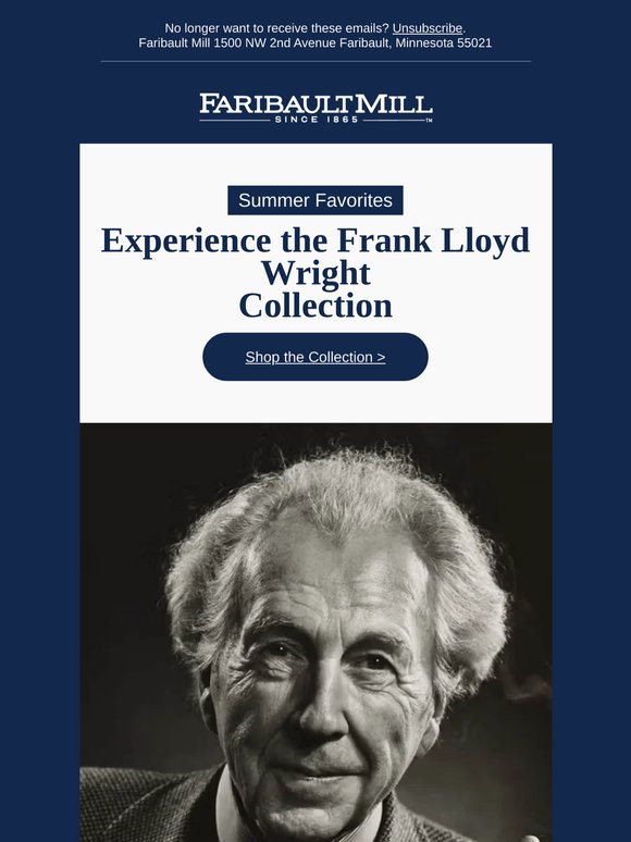 Summer Favorites: The Frank Lloyd Wright Collection