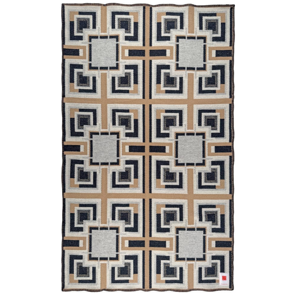 Image of Frank Lloyd Wright Ennis House Textile Block Wool Throw
