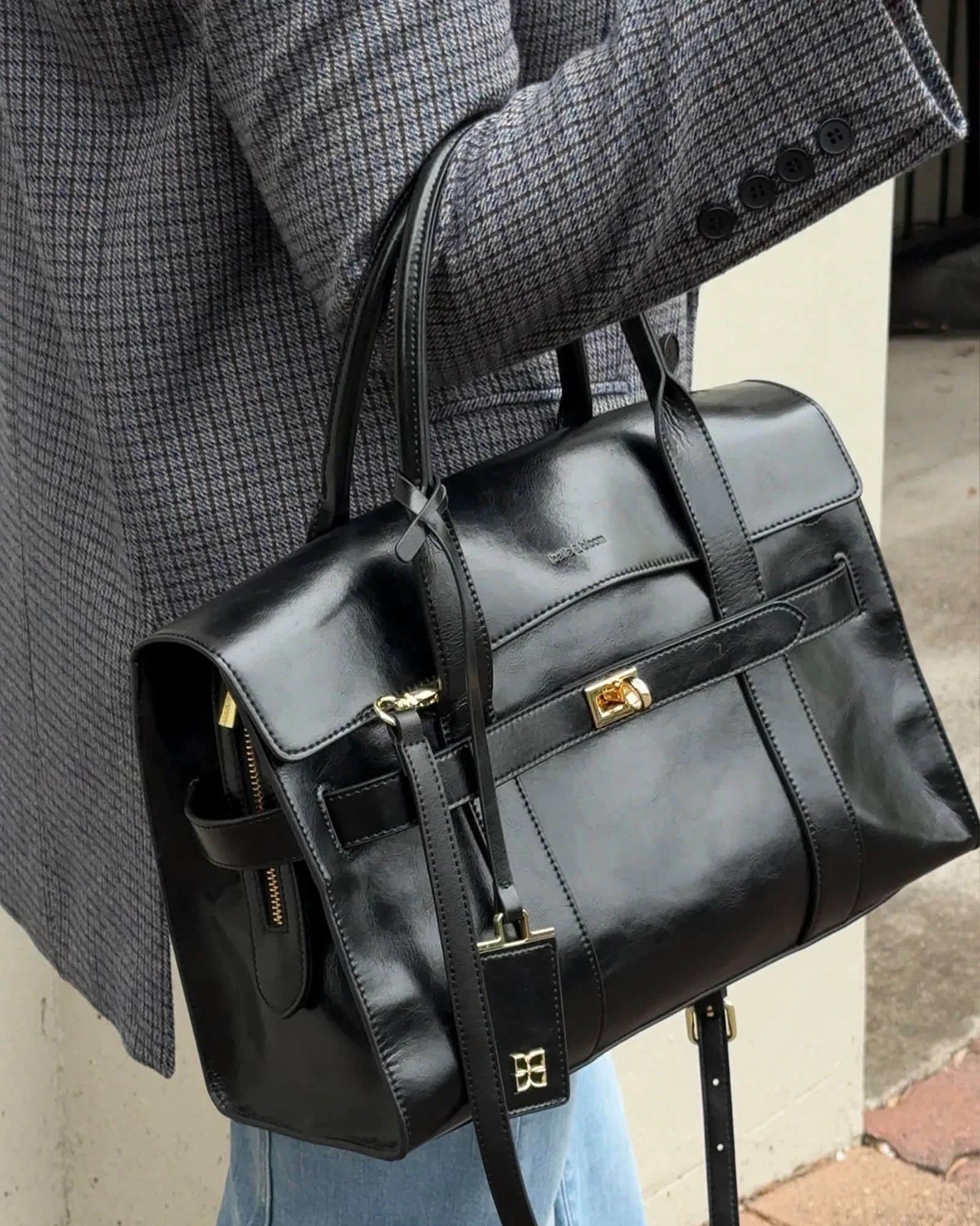 Image of So What Shopper Bag - Black
