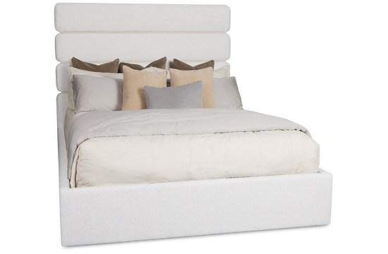 Capraia Light Beige Uph Panel Bed