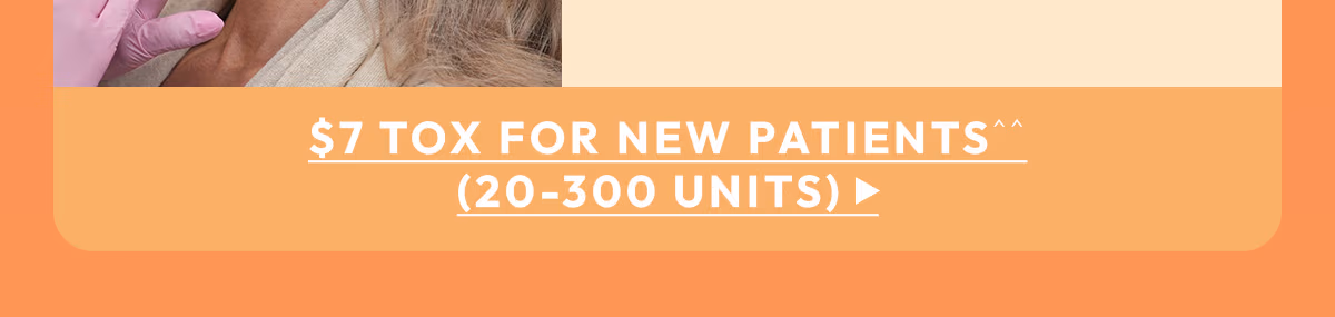 7 per Unit Injectables for New Patients, 20-300 Units