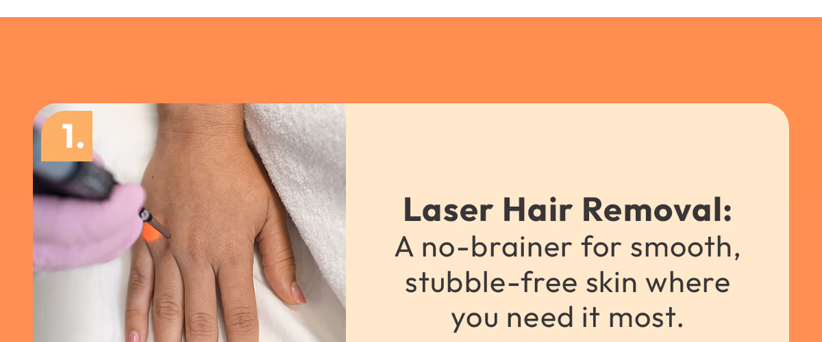 Laser Hair Removal - A no-brainer for smooth, no stubble skin where you need it most