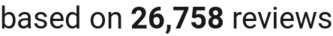 number of reviews