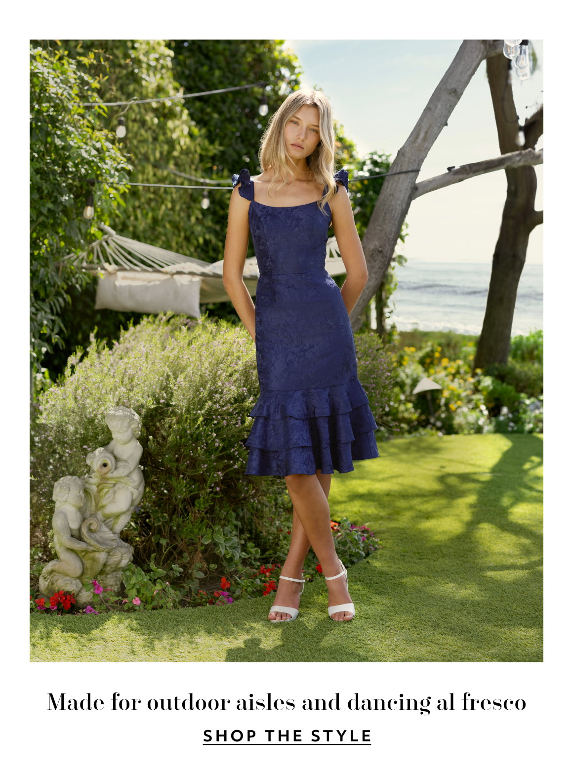 Made for outdoor aisles and dancing al fresco shop the style