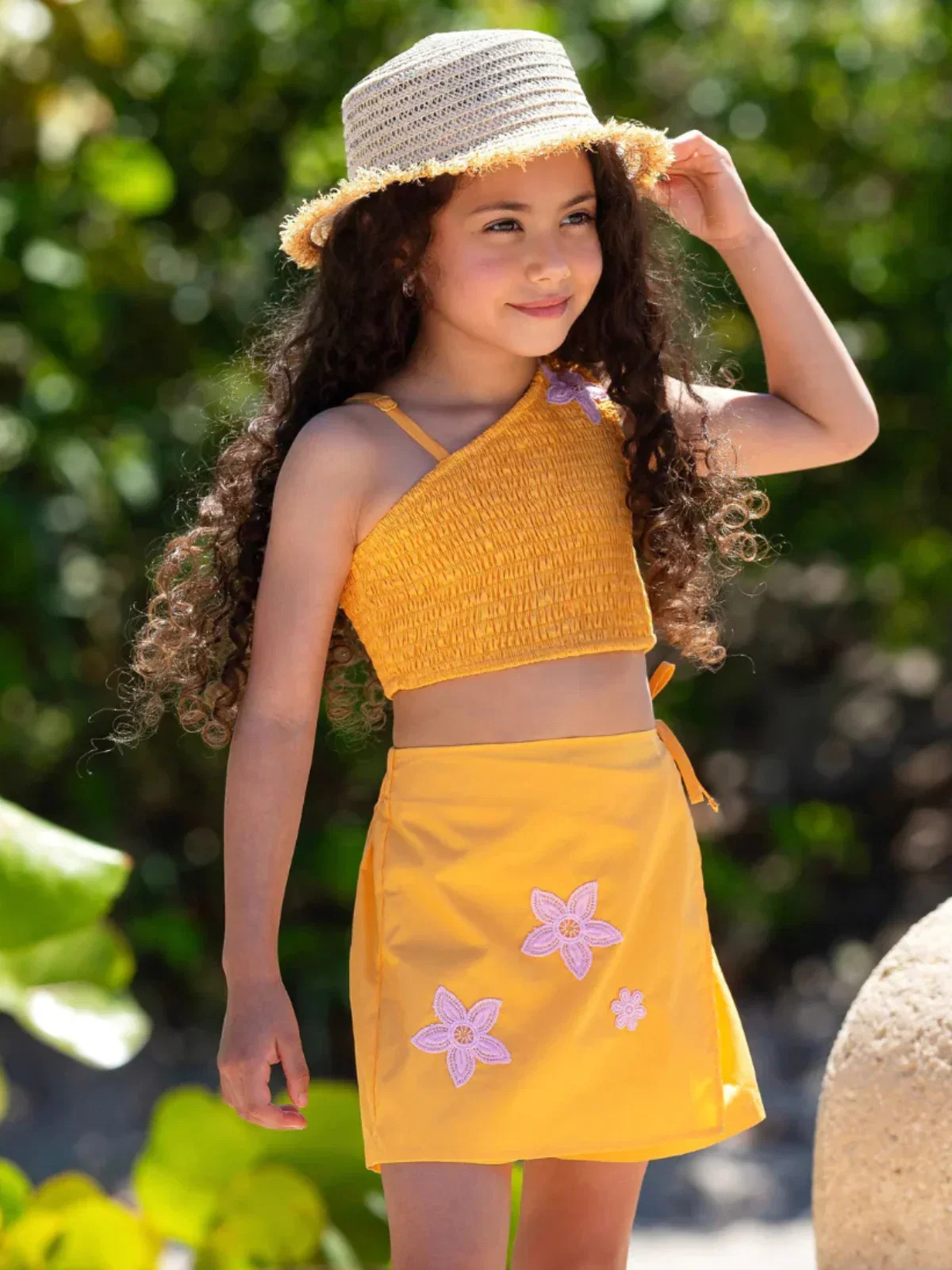 Image of Sunshine Bloom Top and Skort Set