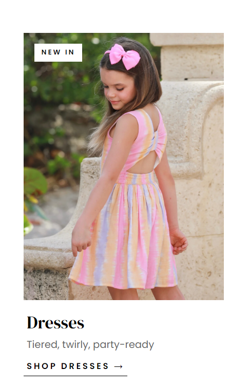 Girls Dresses - tiered, twirly, party ready
