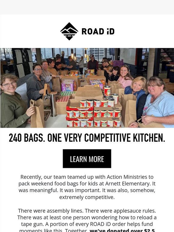Applesauce, tape guns, and fighting food insecurity.