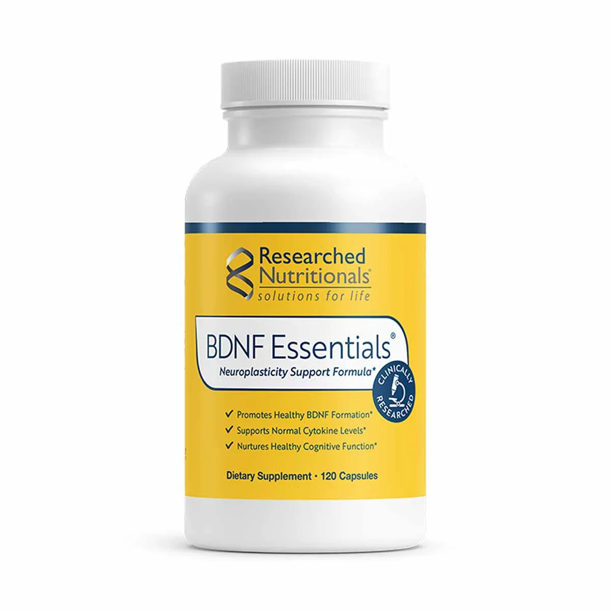 Image of BDNF Essentials Neuroplasticity Support, 120 Capsules, by Researched Nutritionals
