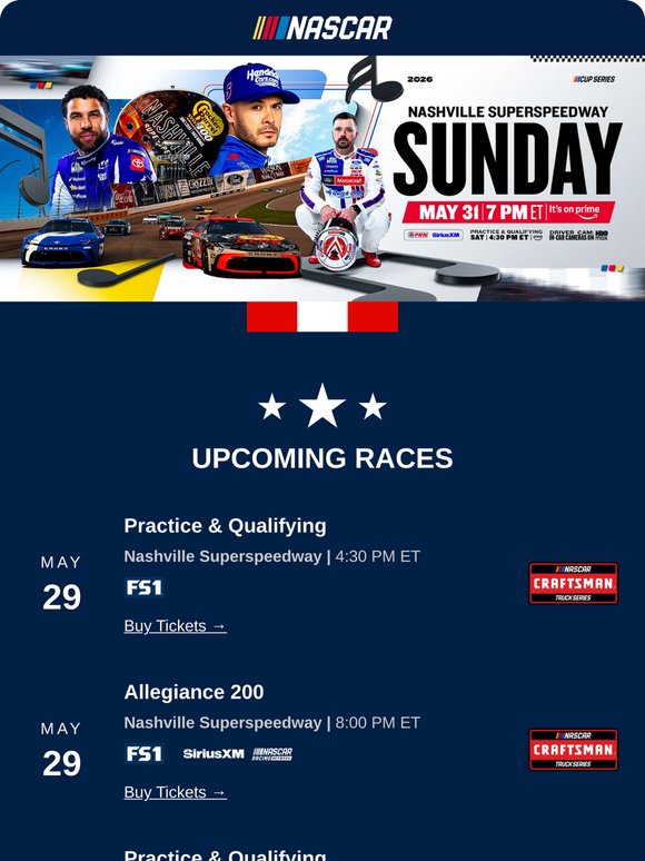 NASCAR Weekly: Racing in Music City