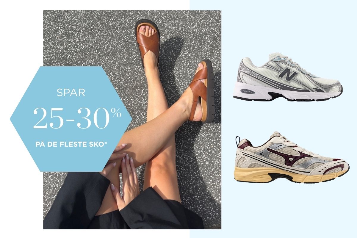 Spar 25-30% på det meste* til hende