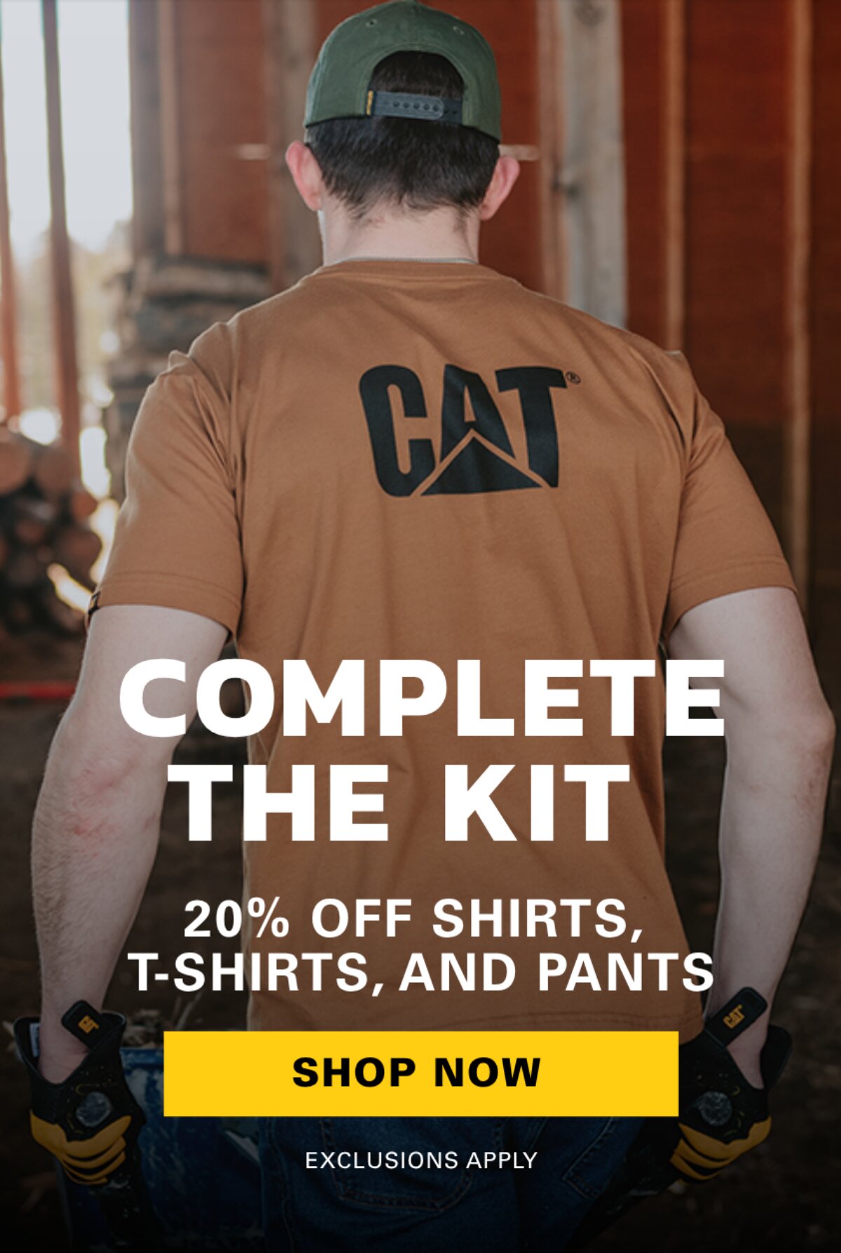 Complete The Kit 20% Off Shirts, T-Shirts, And Pants 