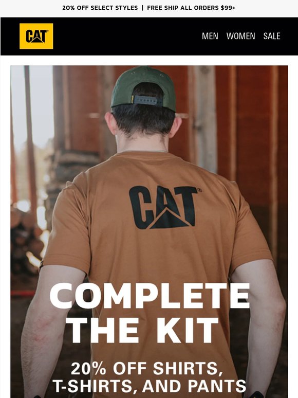 PAIR UP & SAVE: 20% Off CAT Workwear