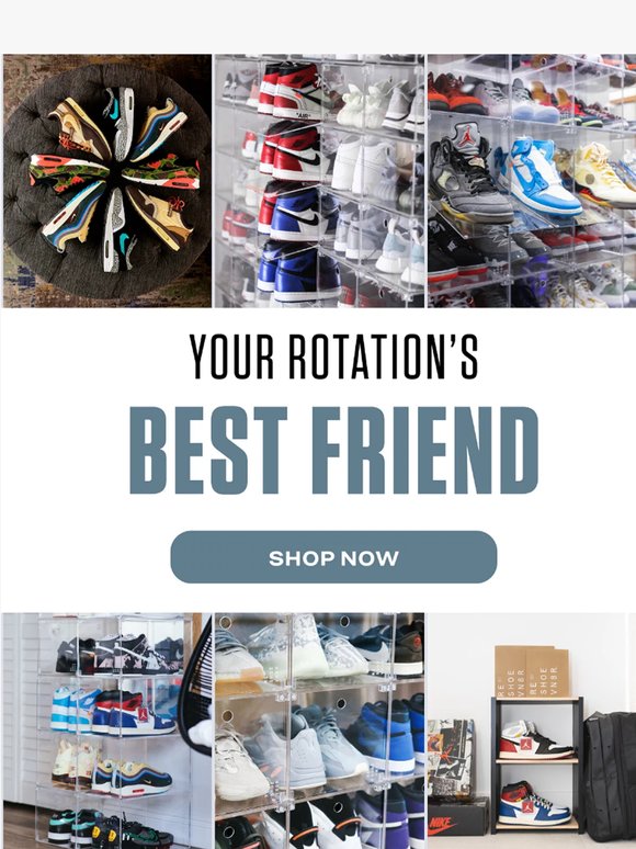 You didn’t build your sneaker collection to let it slide