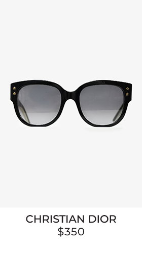 Christian Dior Black/White Acetate 'Dior Pacific B2I' Sunglasses