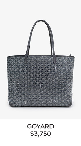 Goyard Grey Goyardine Artois Tote MM