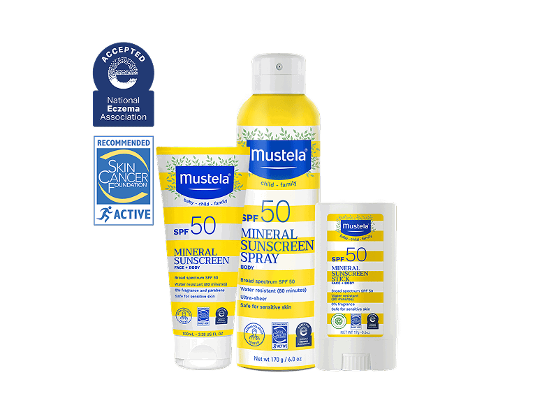 SPF 50 mineral sunscreen set