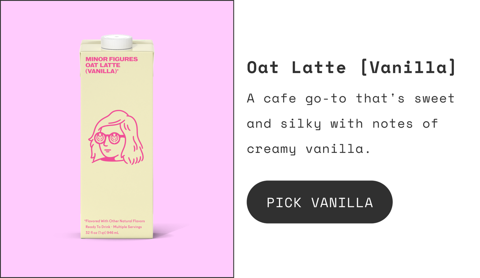 Minor Figures Oat Latte Vanilla