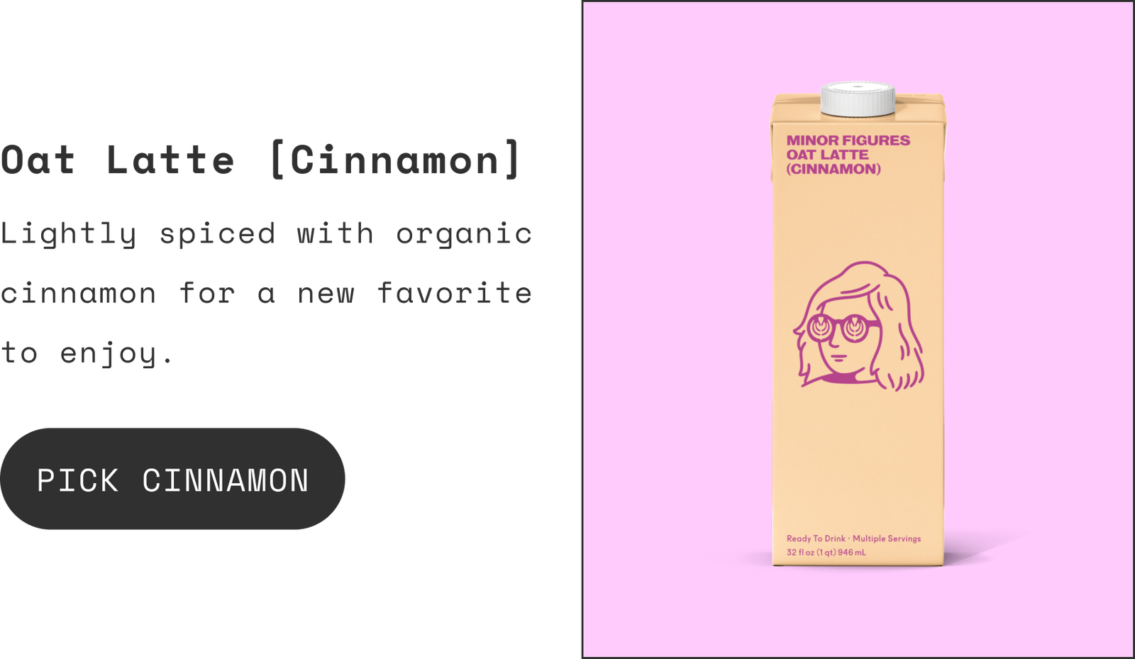 Minor Figures Oat Latte Cinnamon