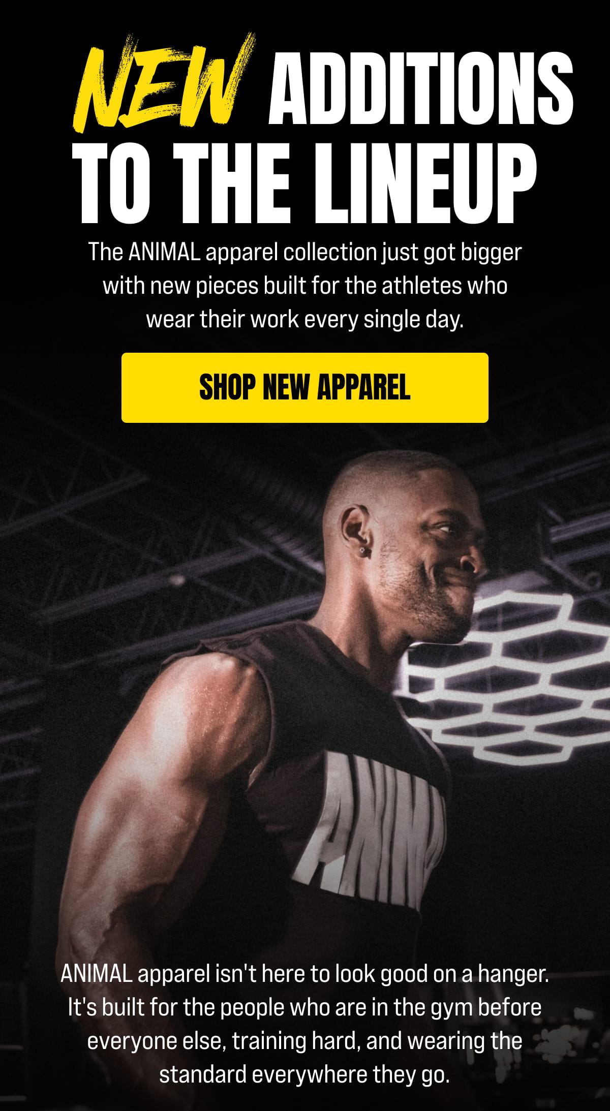NEW ADDITIONS TO THE LINEUP [Click here to SHOP NEW APPAREL]