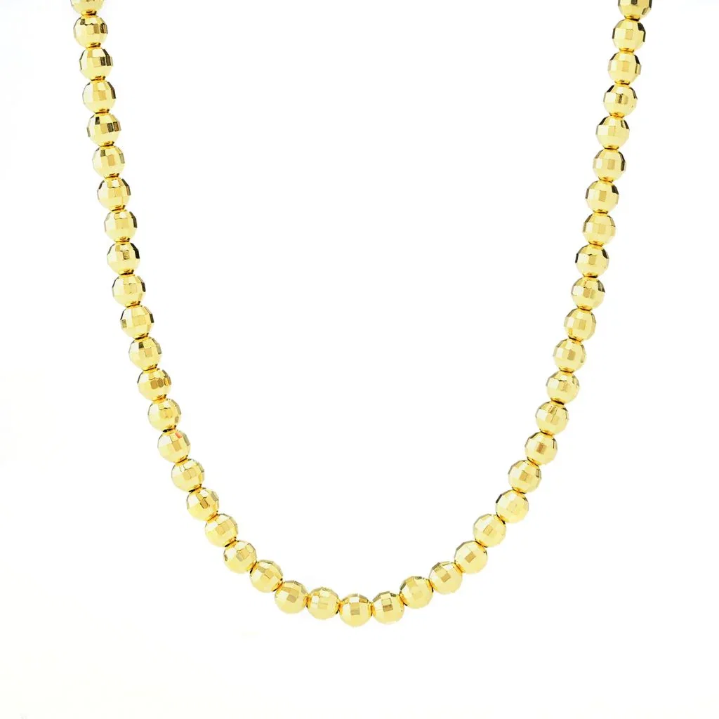 Image of Toscana Italiana 18K Gold Plated Adjustable Beaded Necklace