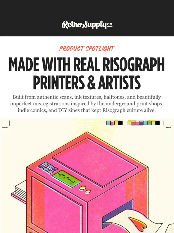 The Risograph Brush & Texture Kit