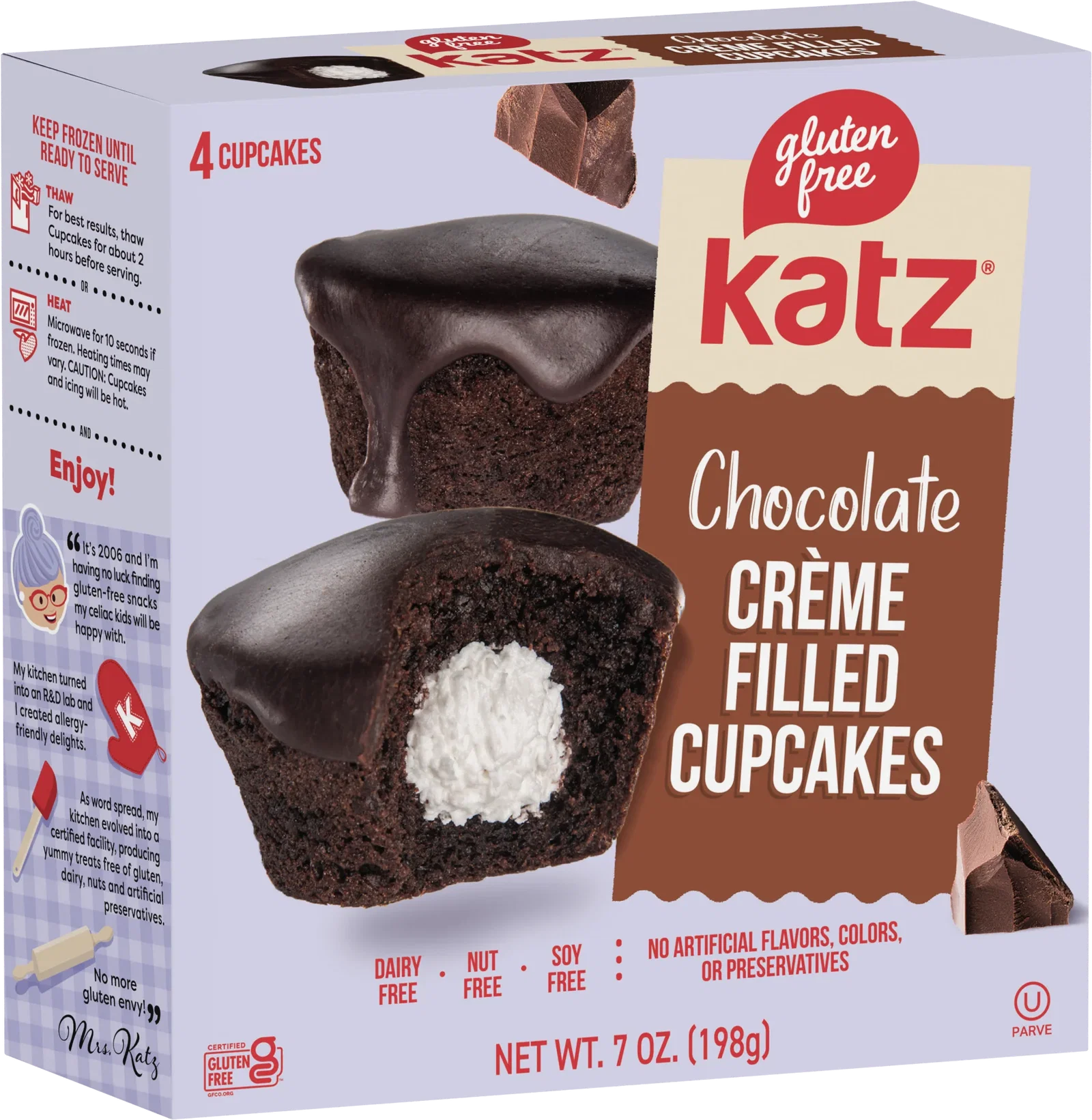 Image of Chocolate Crème Filled Cupcakes