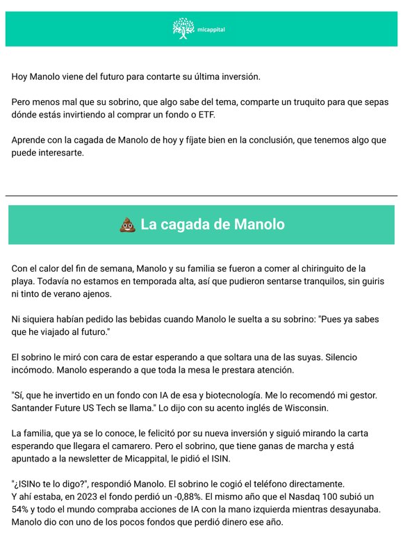 Manolo viene del futuro