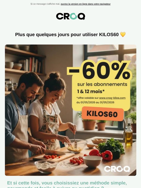 ⏳ Plus que quelques jours pour –60%