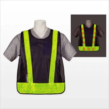 Image of 3A Safety - Navy Blue LED Safety Vest