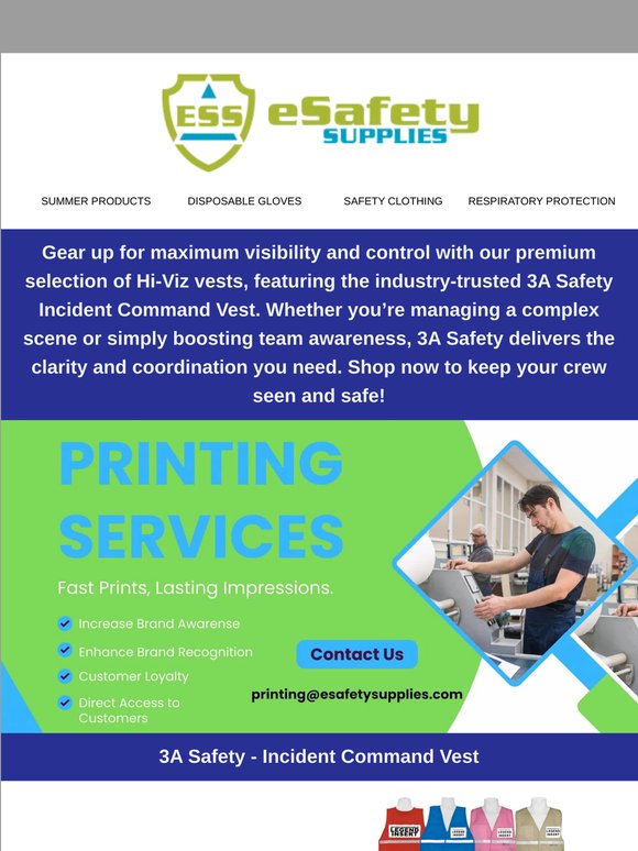 Ensure Safety & Coordination with 3A Safety Hi-Viz Vests