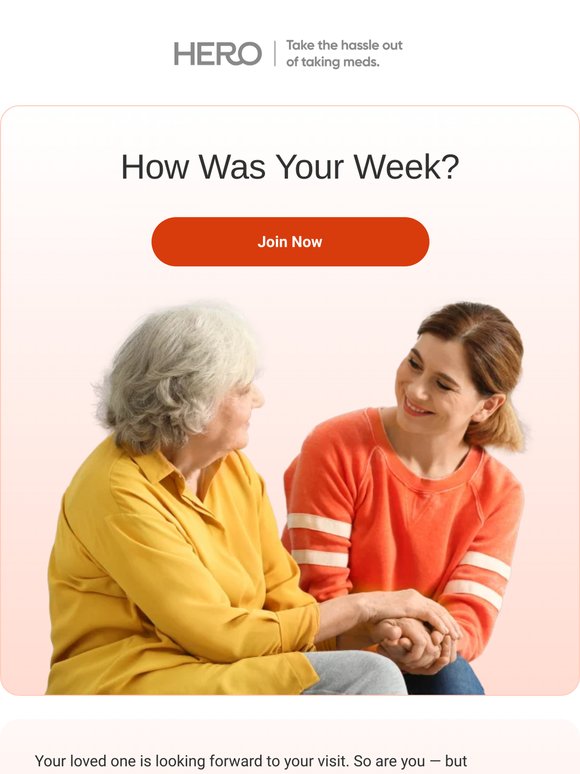 More them. Less their medication schedule.