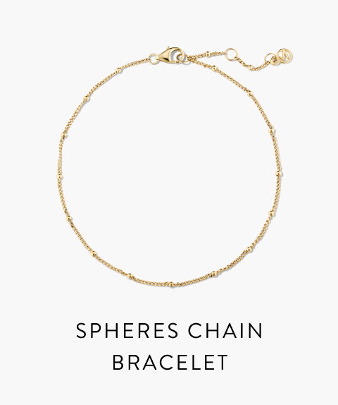 Spheres Chain Bracelet.
