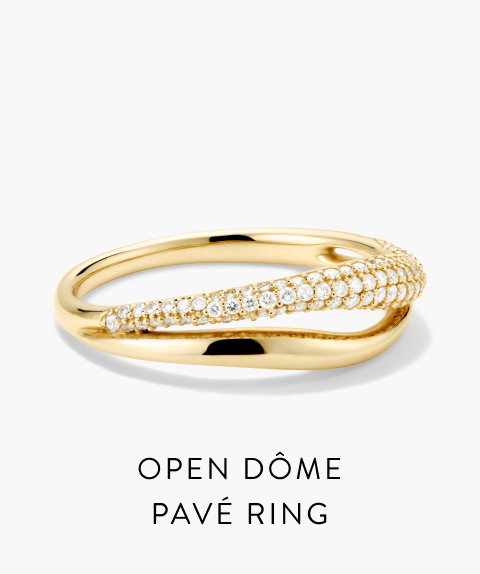 Open Dôme Pavé Ring.
