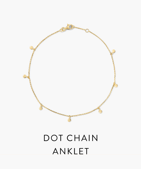 Dot Chain Anklet.