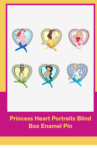 Princess Heart Portraits Blind Box Enamel Pin