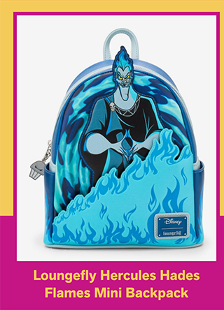 Loungefly Hercules Hades Flames Mini Backpack