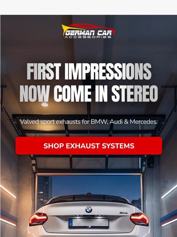 First impressions now come in stereo