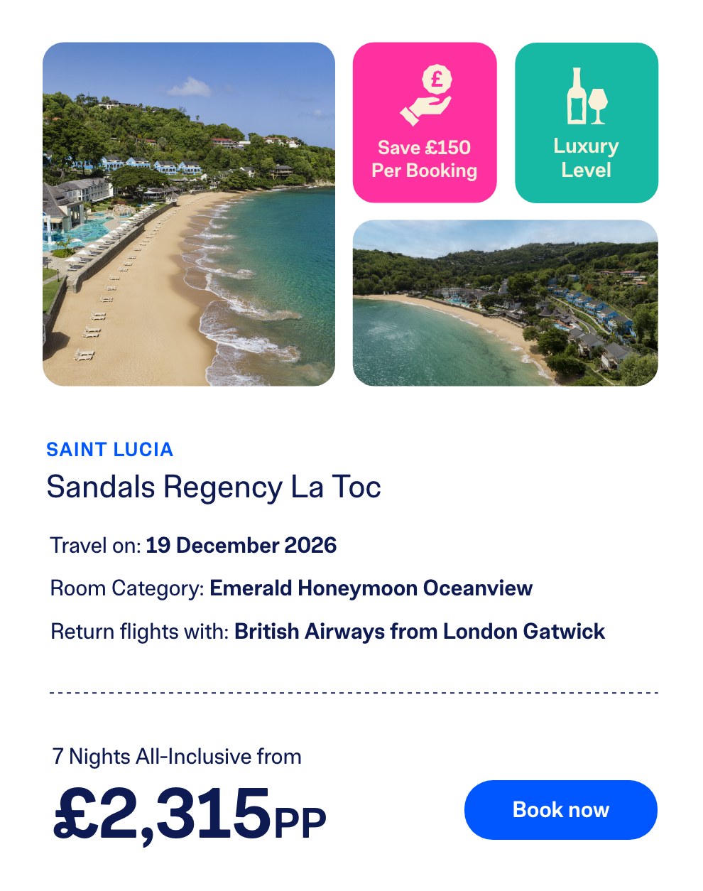 Sandals Regency La Toc, Saint Lucia | Book now