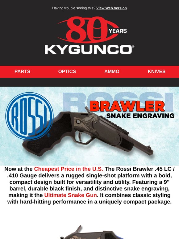 🐍 The Ultimate Snake Gun 🔥 The Rossi Brawler with a Snake Engraving